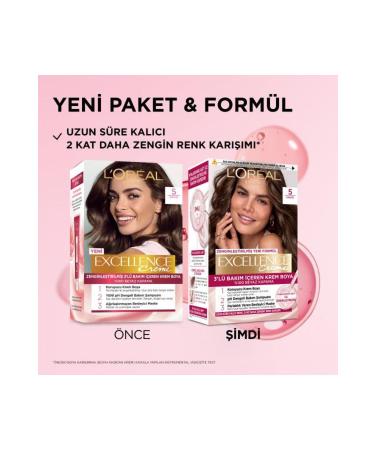 L'Oreal Paris L'Or al Paris Excellence Creme 5 Brown Hair Dye - Buy Online on GoSupps.com