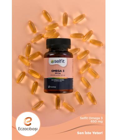 Selfit Omega 3 650 Mg 30 Softgels - Buy Online on GoSupps.com