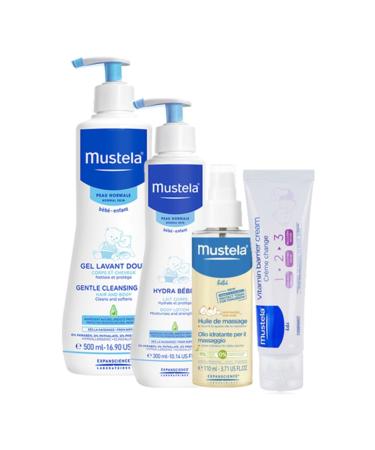 Mustela Newborn Daily Care Set | 4 Piece Original Size