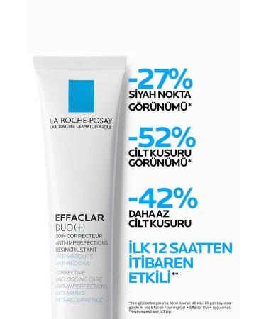 La Roche Posay Skin Care Cream for Oily and Acne-Prone Skin 40 ml. (Effaclar Duo(+) ) - Buy Online on GoSupps.com