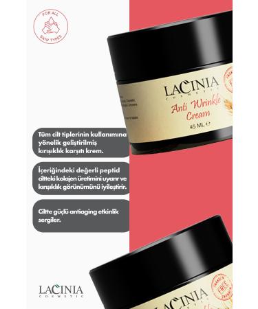 Lacinia Anti Wrinkle Instant Botox Cream 45 ml - Buy Online on GoSupps.com