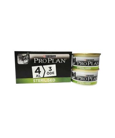 Pro Plan Proplan Sterilized Salmon Sterilized Cat Canned Food 85 Gr Buy 4 Pay 3