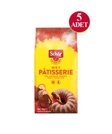 Schar Mix C Patisserie Gluten Free Flour 1000 gr (5 PIECES)