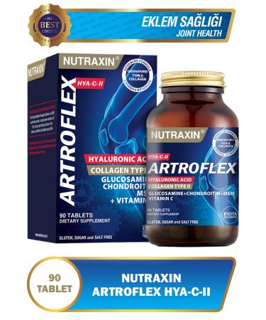 Nutraxin 2 Pieces Nutraxin Artroflex Hya-C-II 90 Pieces Tablets - Buy Online on GoSupps.com
