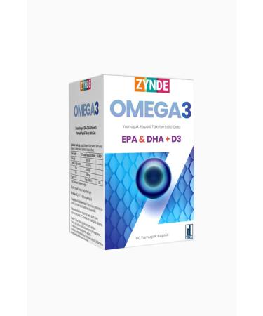 zynde Omega3 Epa Dha D3 60 Capsules