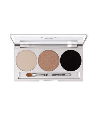 Kryolan Eye Shadow Palette - Smokey Collection Trio Set