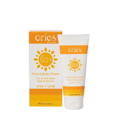Ories Sunscreen Face and Body Cream Spf50 100 ml