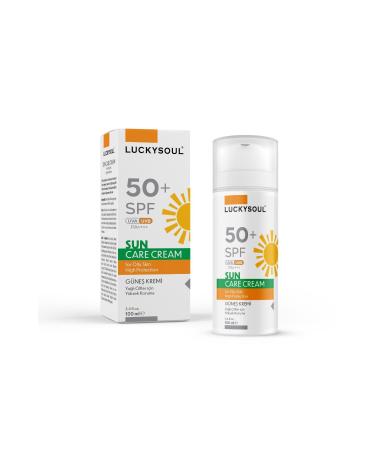 LUCKY SOUL Sun Cream (Oily Skin) 100 ml - High Protection 50+ SPF - Buy Online on GoSupps.com