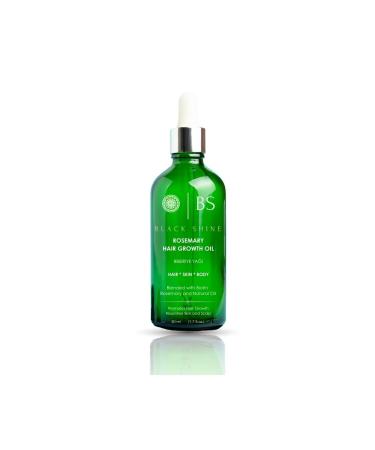 Black Shine BS Rosemary Oil Hair Care Complex with Biotin for Hair Loss and Damaged Hair - Buy Online on GoSupps.com