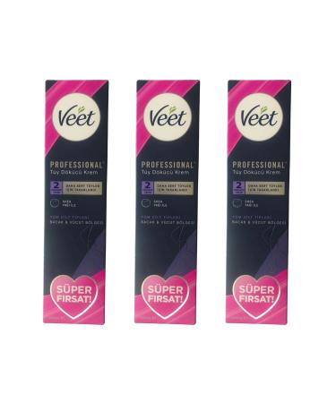 Veet Professional Hair Removal Cream 200 ml X3