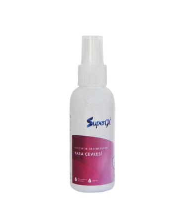 SuperOX Hypochlorous HOCL Wound Antiseptic Disinfectant 100 ml - Buy Online on GoSupps.com