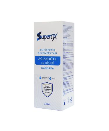 SuperOX Hypochlorous Hocl Mouth Throat Gum Antiseptic Disinfectant Gargle 250 Ml - Buy Online on GoSupps.com