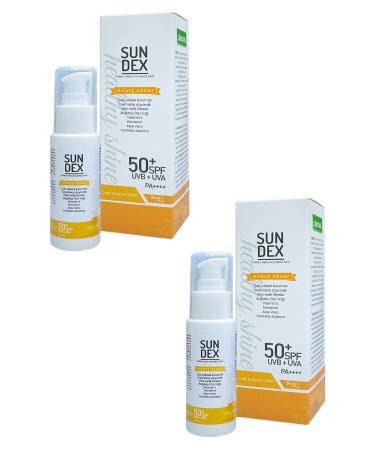 Sun Dex Family Health Since 2021 2-Pack Healthy Shine SPF 50+ Face Sunscreen Oily and Combination Skin 50 ml