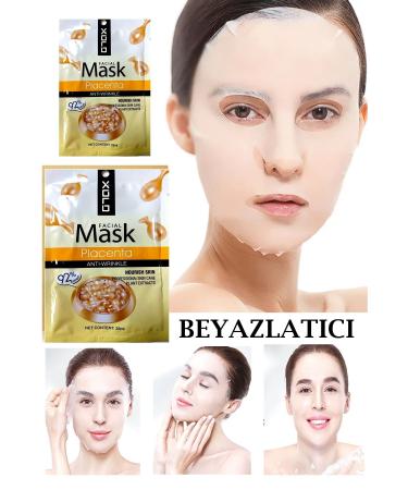 Uniquem Sheep Placenta Face Mask 3 Pieces Sheep Placenta Face Mask XL1790