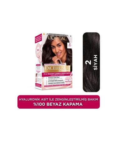 L'Oreal Paris L'Or al Paris Excellence Creme 2 Black Hair Dye