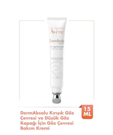 Avene Eye Care Cream Helps to Eliminate Lines Bags and Dark Circles 15 Ml