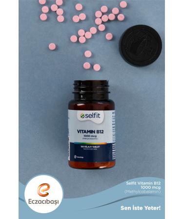 Selfit Vitamin B12 1000 Mcg 100 Sublingual Tablets - Buy Online on GoSupps.com