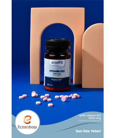 Selfit Vitamin B12 1000 Mcg 100 Sublingual Tablets - Buy Online on GoSupps.com