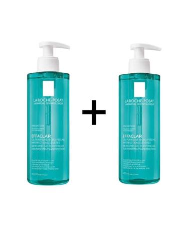 La Roche Posay Effaclar Micro-Peeling Purifying Gel 400 Ml 3337875708289 X2
