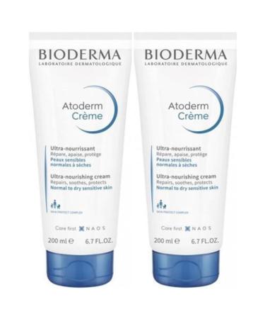 Bioderma Atoderm Cream Tube 200 Ml 2 Pieces