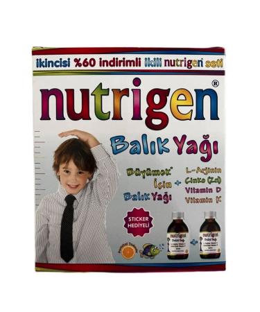 Nutrigen Fish Oil Syrup 200 ML Double Pack