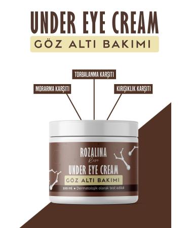 Rozalina Rise Under Eye Bags Dark Circles & Anti-Wrinkle Brightening Eye Cream 100 ML