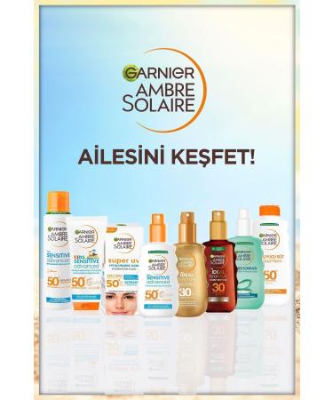 Garnier AMBRE SOLAIRE SENSITIVE ADVANCED BR GHTENING PROTECTIVE MILK SPF50 175ML KEYON2942 - Buy Online on GoSupps.com