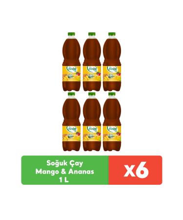 Pinar Iced Tea Mango & Pineapple 1 L x 6 Pieces