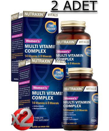 Nutraxin 2 Nutraxin Multivitamin Women - (Multivitamin & Mineral Complex) 60 Tablets