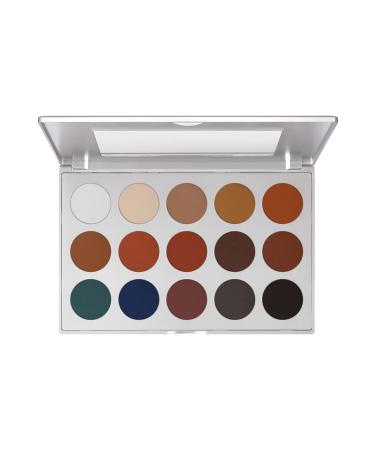 Kryolan Eye Shadow Mirror Palette 15 Colors