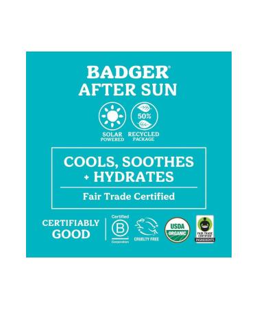 Badger Organic After Sun Cream - Buy Online on GoSupps.com