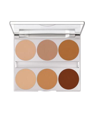 Kryolan Dual Finish Palette 6 Colors