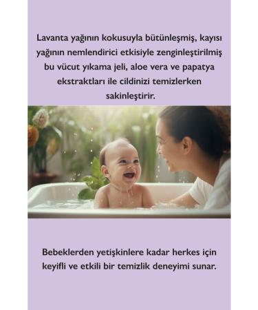 Bthera Natural - Moisturizing Body Wash Gel - Lavender Natural For All Skin Types - 250ml - Buy Online on GoSupps.com