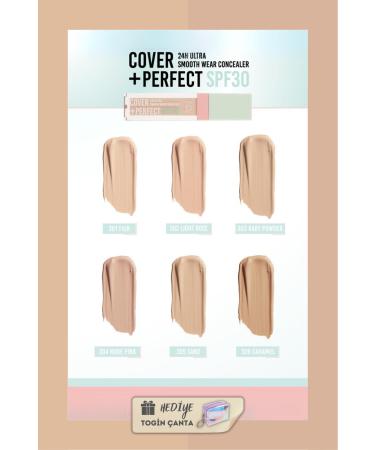Show by Pastel Cover+Perfect Concealar SPF30 Ultra Concealer Set - Concealer 303 + 304 + Togin Bag Gift - Buy Online on GoSupps.com