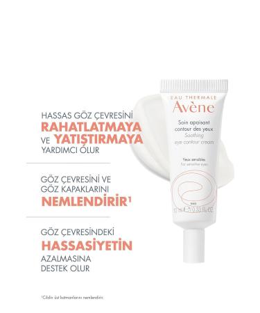Avene Soin Apaisant Contour Des Yeux Moisturizing Eye Contour Care Cream 10 ml - Buy Online on GoSupps.com