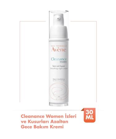 Avene Cleanance Woman Night Care Cream for Acne Prone Skin Reducing Scars and Imperfections 30 ml