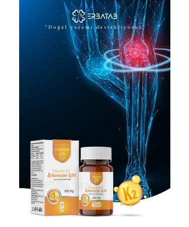 Erbatab Vitamin K2 and Coenzyme Q10 30 Capsules - Buy Online on GoSupps.com