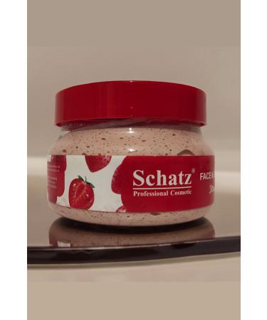 Schatz Strawberry Flavored Face and Body Scrub 350 ml. Strawberry