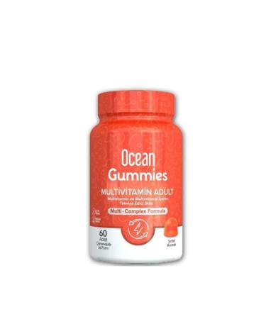 Ocean Gummies Multivitamin Adult 60 Chewable Gel Form