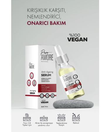 Pure Amore Anti-Wrinkle Moisturizing Repair Care Serum with Retinol 30 ml - Buy Online on GoSupps.com