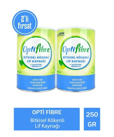 Nestle Opti Fiber Plant-Based Fiber Source 250 gr X 2 Pieces