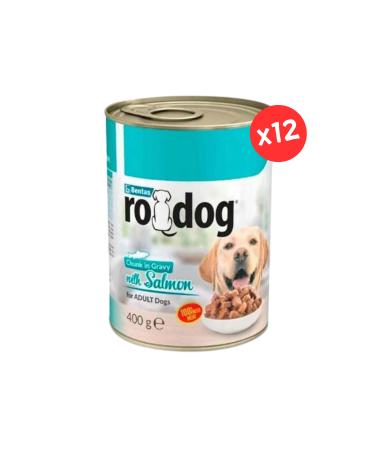 bentas bentonite ro dog salmon dog canned food 400 gr 12 pcs