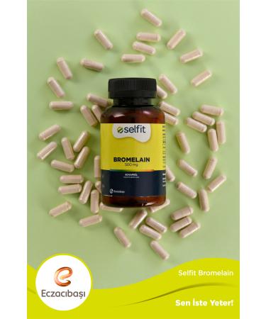 Selfit Bromelain 500 Mg 60 Capsules - Buy Online on GoSupps.com