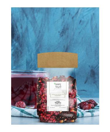 Organic Aunt Sevin Aunt Hibiscus & rosehip Hibiscus & roseship Hibiscus Sabdariffa & rosa Canina 150g.