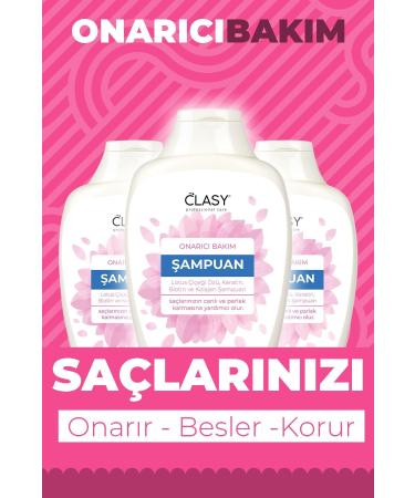 Clasy Care Lotus Flower Essence Repair Care Shampoo 300 mL - Buy Online on GoSupps.com