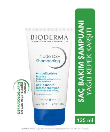 Bioderma Node DS Oily Anti-Dandruff Effective Detergent-Free Hair Care Shampoo 125 ml