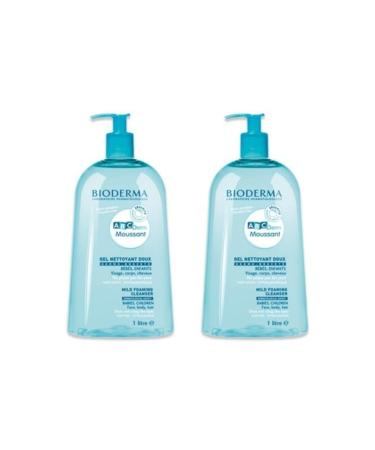 Bioderma Abcderm Foaming Cleanser Body Cleansing Gel 1000 ml 2 A