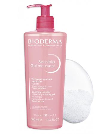Bioderma Sensibio Foaming Purifying Skin Cleansing Gel 500 ml