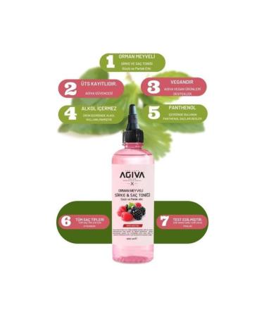Agiva Forest Fruit Vinegar and Hair Tonic 400 ml