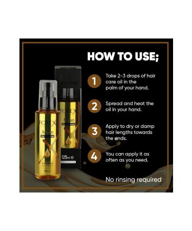 TOTEX Hair Repair Oil & Serum Duo Offer | Damaged Hair Care | Hair Shine | Argan 125 ml - Buy Online on GoSupps.com